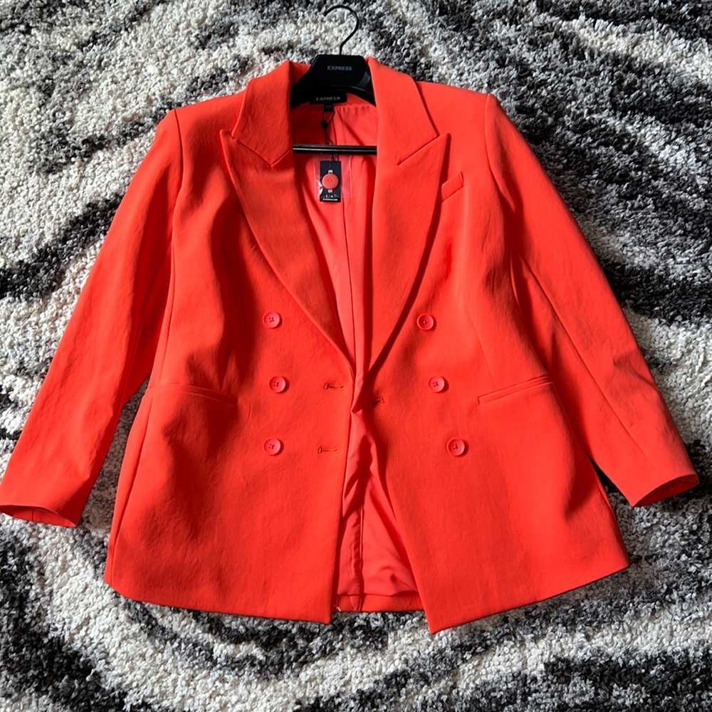 Express Women's Red Blazer